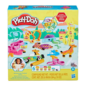 Set masă de modelat Play-Doh Wild Animals