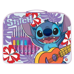Набор для рисования в чемодане Stitch, 34 предмета