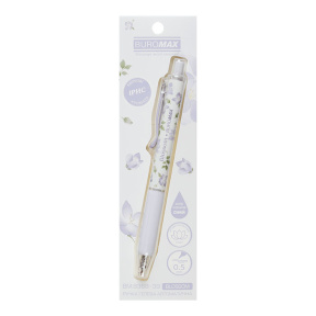Pix cu gel BLOSSOM, 0.5 mm, grip aromat, Iris, cerneală albastră, în cutie blister