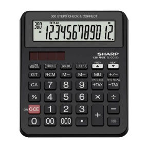 Калькулятор настольный SHARP ELCC12D (166x132x30) (12-разр)