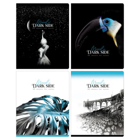 Тетрадь 96 листов клетка BG "Dark miracle"