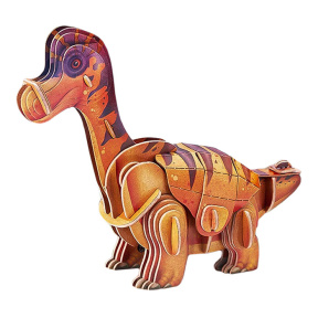 Puzzle 3D Brachiosaurus – Creează-ți propriul gigant cu gât lung, 54 piese