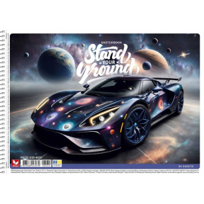 Альбом для рисования на спирали А4 Stand your ground, 30 листов 120 г/м2