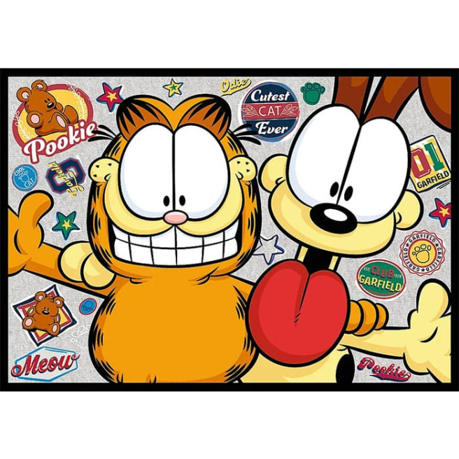 Puzzle "4x250” Lui Garfield nu-i plac zilele de luni