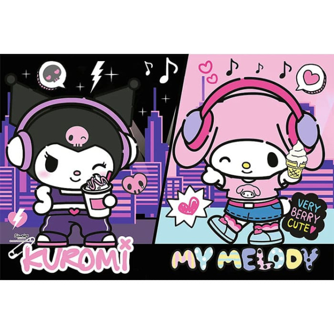 Puzzle "160” Kuromi rules / Hello Kitty