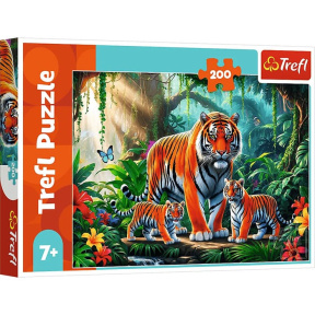 Puzzle "200” Comportamentul tigrilor