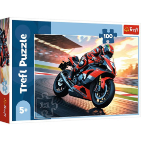 Puzzle "100” Motocicletă rapidă