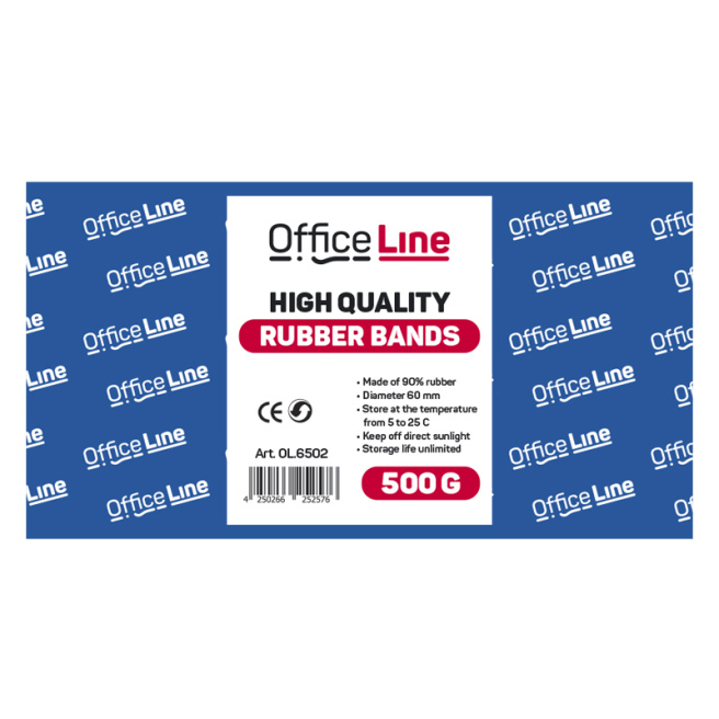 Резинки для денег цветные OfficeLine, 500 гр.