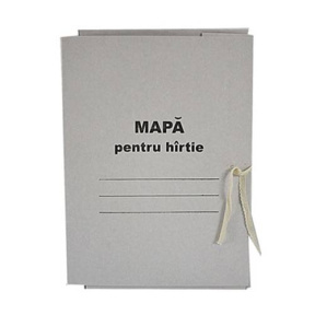 Папка картонная с завязками, 260г/м2
