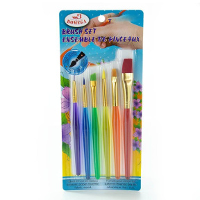 Set pensule 6 buc., nailon (lungimea minerului 10 cm) B-6