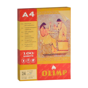 Этикетки А4 24шт. 70*37мм (100л)