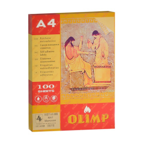 Этикетки А4 4шт. 105*148мм (100л)