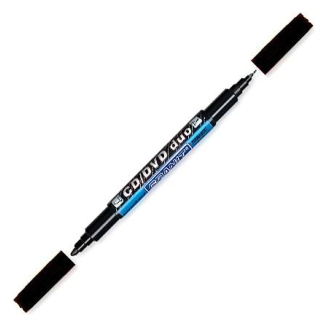 Marker GRANIT M830, pentru CD/DVD, 2 capete, negru, (per bucată)