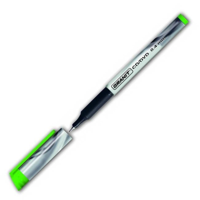 Marker GRANIT M854, pentru CD/DVD, verde, (per bucată)