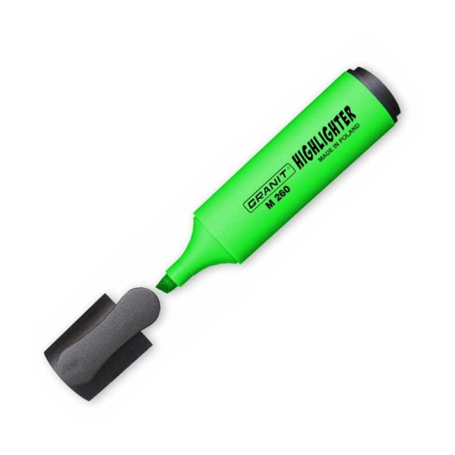 Textmarker GRANIT M260, verde, (per bucată)
