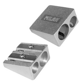 Ascuțitoare MILAN, dublă, din aluminiu