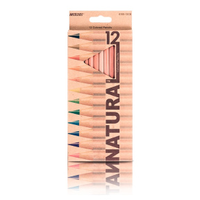 Набор цветных карандашей MARCO Natural-Cedarlite, 12 цветов