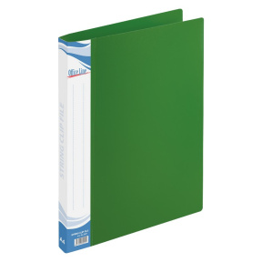 Mapă din plastic OfficeLine, cu șină metalică, verde