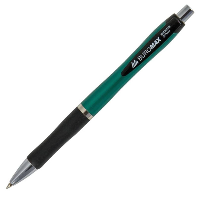 Ручка шариковая на кнопке BUROMAX, 0.7 мм
