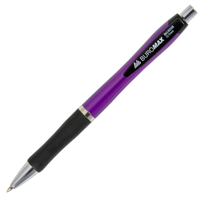 Ручка шариковая на кнопке BUROMAX, 0.7 мм