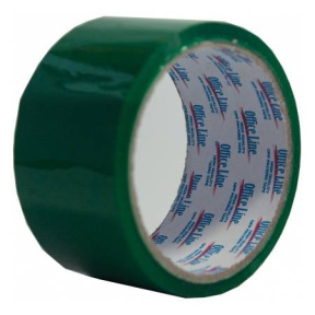 Bandă adezivă pentru împachetare OfficeLine, 48mm x 35m, verde