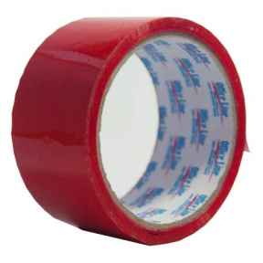 Bandă adezivă pentru împachetare OfficeLine, 48mm x 35m, roşu