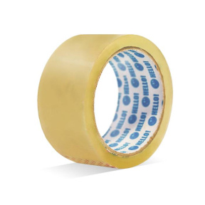Bandă adezivă pentru împachetare 45 mm HELLO! PT90, transparentă