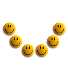 Комплект круглых магнитов "Smile", для доски