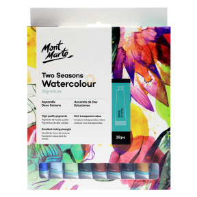 Set de vopsea acuarel Two Seasons, 18 culori