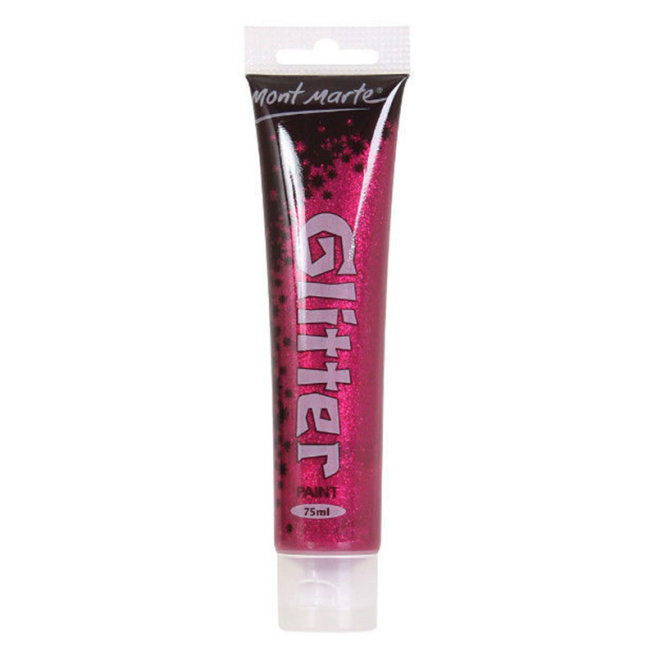 Vopsea cu luciu Glitter Roz 75 ml