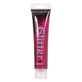 Vopsea cu luciu Glitter Roz 75 ml
