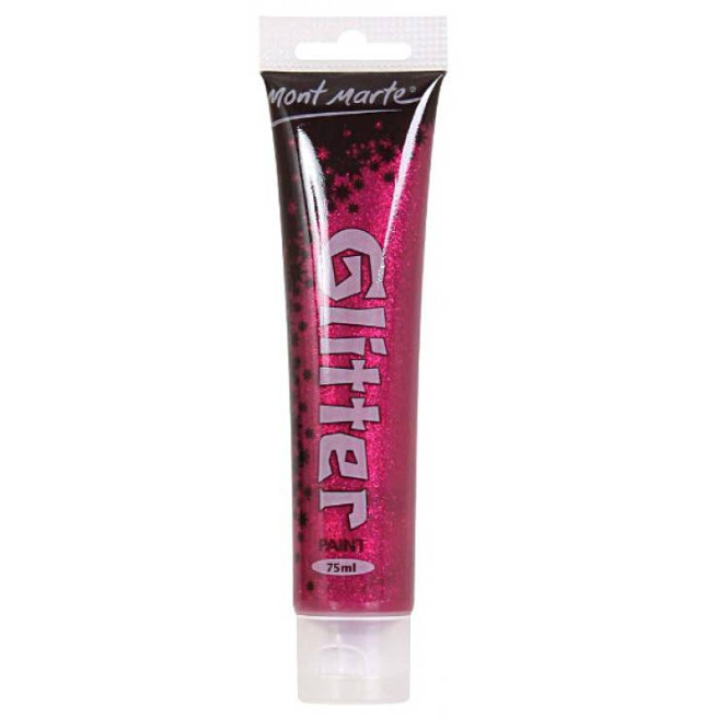 Vopsea cu luciu Glitter Roz 75 ml
