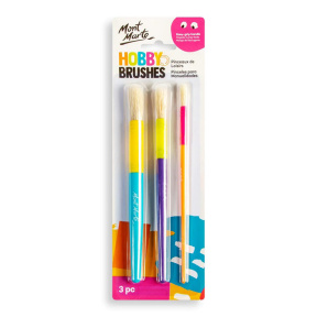 Набор кисточек Kids Colour Hobby 3 штук