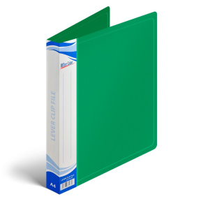 Mapă din plastic OfficeLine, cu clemă laterală, verde