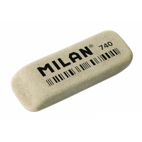 Ластик MILAN 740G, прямоугольный, натуральный каучук