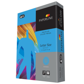 Hârtie colorată A4 Paperline TURQUOISE, 80 gr., intensiv, turcoaz