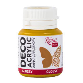 Acril pentru decor, Ocru lucios 20 ml
