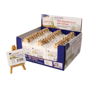 Șevalet-mini din fag cu pînză 6х8 cm, 260gsm