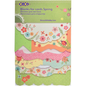 Заготовка для открыток "Spring" 10.2*15.3см