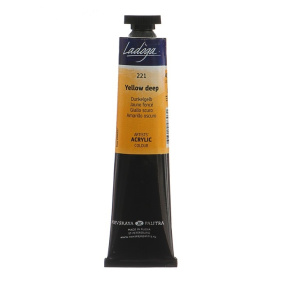 Vopsea acrilică Ladoga Galben întunecat 46ml.