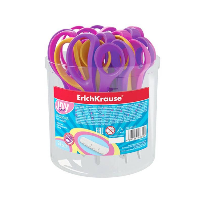 Foarfece Erich Krause JOY ERGO, 14 cm, pentru stângaci