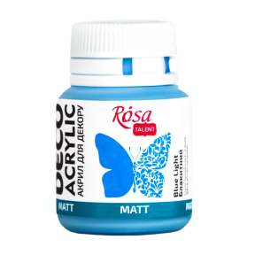 Acril pentru decor, Albastru deschis mat 20 ml