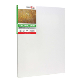 Холст 50 x 60 см, мелкое зерно, акрил, хлопок, ROSA