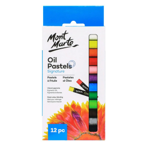 Набор мясляной пастели Oil Pastels 12 цветов
