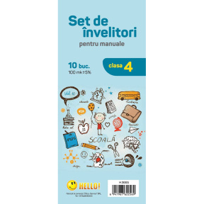 Set de învelitori pentru manuale clasa 4, școli române