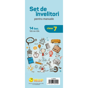 Set de învelitori pentru manuale clasa 7, școli române