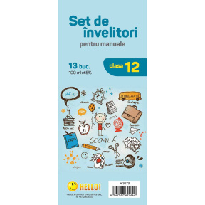 Set de învelitori pentru manuale clasa 12, școli române