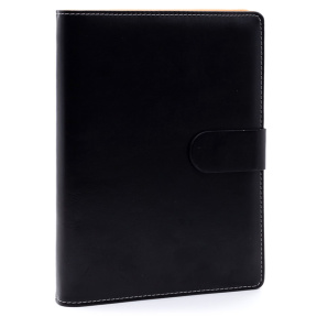 Agendă organizator cu bloc detaşabil A5 Black