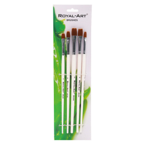 Set din 5 pensule Royal-Art, plate