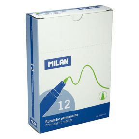 Маркер перманентный MILAN, зеленый, (по штучно)